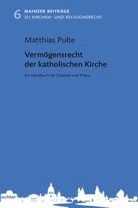 Vermögensrecht der katholischen Kirche_cover