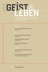 Geist & Leben 1/2021_cover