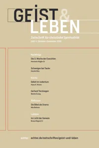 Geist & Leben 4/2019_cover