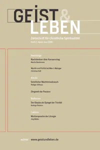 Geist & Leben 2/2018_cover