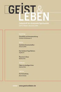 Geist & Leben 4/2018_cover