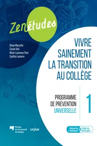 Zenétudes 1 : vivre sainement la transition au collège_cover