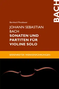 Johann Sebastian Bach. Sonaten und Partiten für Violine solo_cover