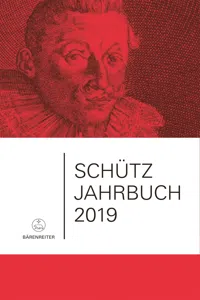 Schütz-Jahrbuch 2019_cover