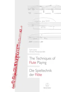 The Techniques of Flute Playing I / Die Spieltechnik der Flöte I_cover