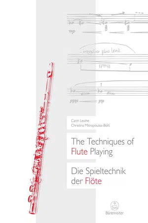 The Techniques of Flute Playing I / Die Spieltechnik der Flöte I