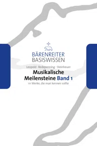 Musikalische Meilensteine, Band 1_cover