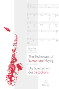 Die Spieltechnik des Saxophons / The Techniques of Saxophone Playing_cover