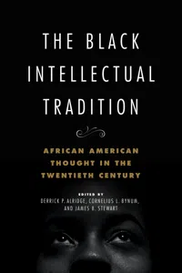 The Black Intellectual Tradition_cover