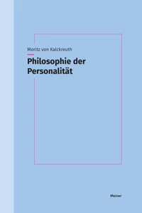 Philosophie der Personalität_cover