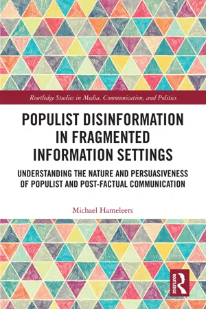 Populist Disinformation in Fragmented Information Settings