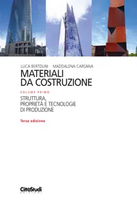 Materiali da costruzione. Volume primo_cover