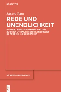 Rede und Unendlichkeit_cover
