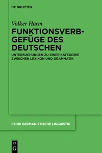 Funktionsverbgefüge des Deutschen_cover