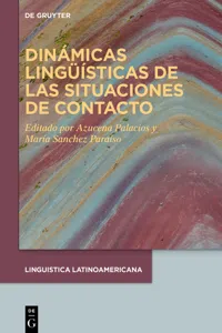 Dinámicas lingüísticas de las situaciones de contacto_cover