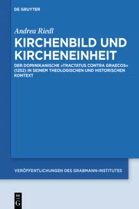 Kirchenbild und Kircheneinheit_cover