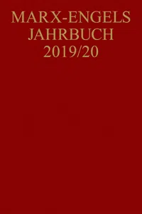 Marx-Engels-Jahrbuch 2019/20_cover