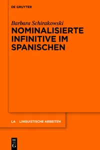 Nominalisierte Infinitive im Spanischen_cover