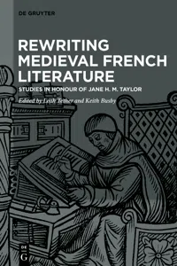 Rewriting Medieval French Literature_cover