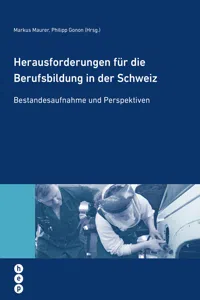 Herausforderungen für die Berufsbildung in der Schweiz_cover