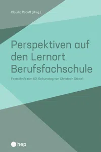 Perspektiven auf den Lernort Berufsfachschule_cover