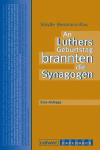 An Luthers Geburtstag brannten die Synagogen_cover