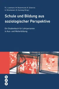 Schule und Bildung aus soziologischer Perspektive_cover