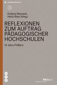 Reflexionen zum Auftrag pädagogischer Hochschulen_cover