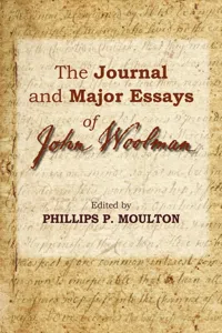 The Journal and Major Essays of John Woolman_cover