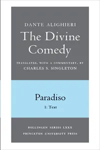 The Divine Comedy, III. Paradiso, Vol. III. Part 1_cover