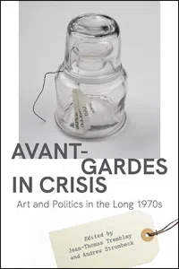 Avant-Gardes in Crisis_cover