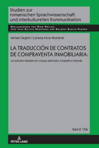 La traducción de contratos de compraventa inmobiliaria:_cover