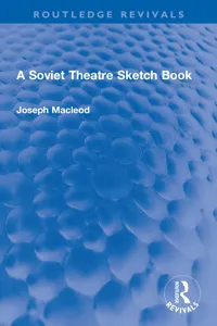 A Soviet Theatre Sketch Book_cover