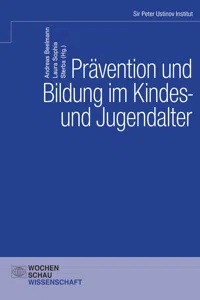 Prävention und Bildung im Kindes- und Jugendalter_cover