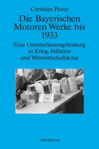 Die Bayerischen Motoren Werke bis 1933_cover