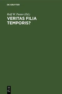 Veritas filia temporis?_cover