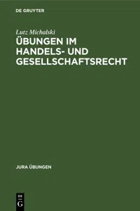 Übungen im Handels- und Gesellschaftsrecht_cover