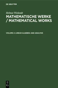 Linear Algebra and Analysis_cover