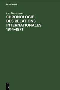 Chronologie des relations internationales 1914–1971_cover