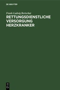 Rettungsdienstliche Versorgung Herzkranker_cover