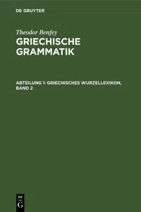 Griechisches Wurzellexikon, Band 2_cover