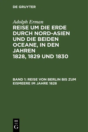 Reise von Berlin bis zum Eismeere im Jahre 1828