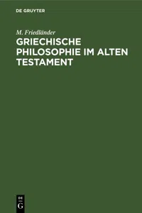 Griechische Philosophie im Alten Testament_cover