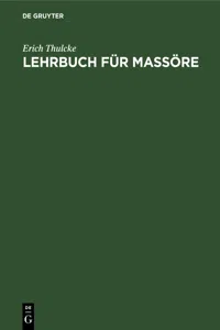 Lehrbuch für Massöre_cover