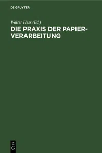 Die Praxis der Papier-Verarbeitung_cover