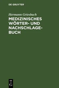 Medizinisches Wörter- und Nachschlagebuch_cover