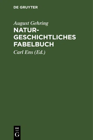 Naturgeschichtliches Fabelbuch