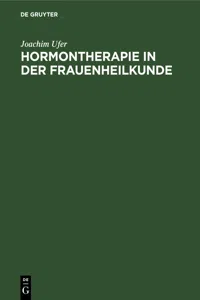 Hormontherapie in der Frauenheilkunde_cover