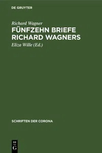 Fünfzehn Briefe Richard Wagners_cover