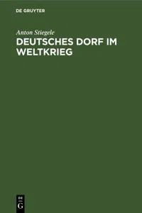 Deutsches Dorf im Weltkrieg_cover